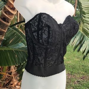 Vintage lace corset